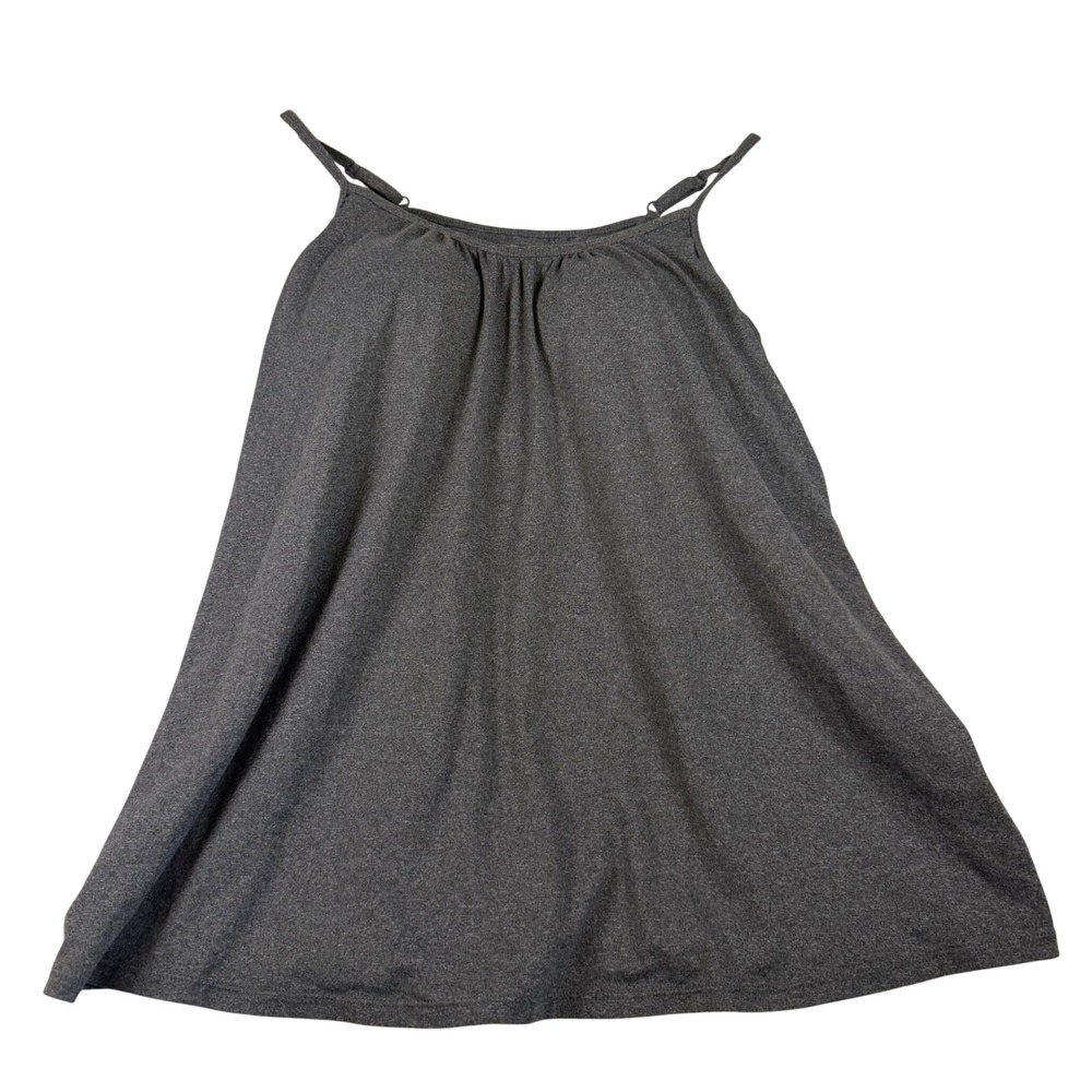 32 Degrees Cool Womens Dark Heather Grey Shelf Bra Camisole TLF62841CO Medium